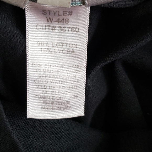 Hard Tail Black Capris Pants - Picture 3 of 3